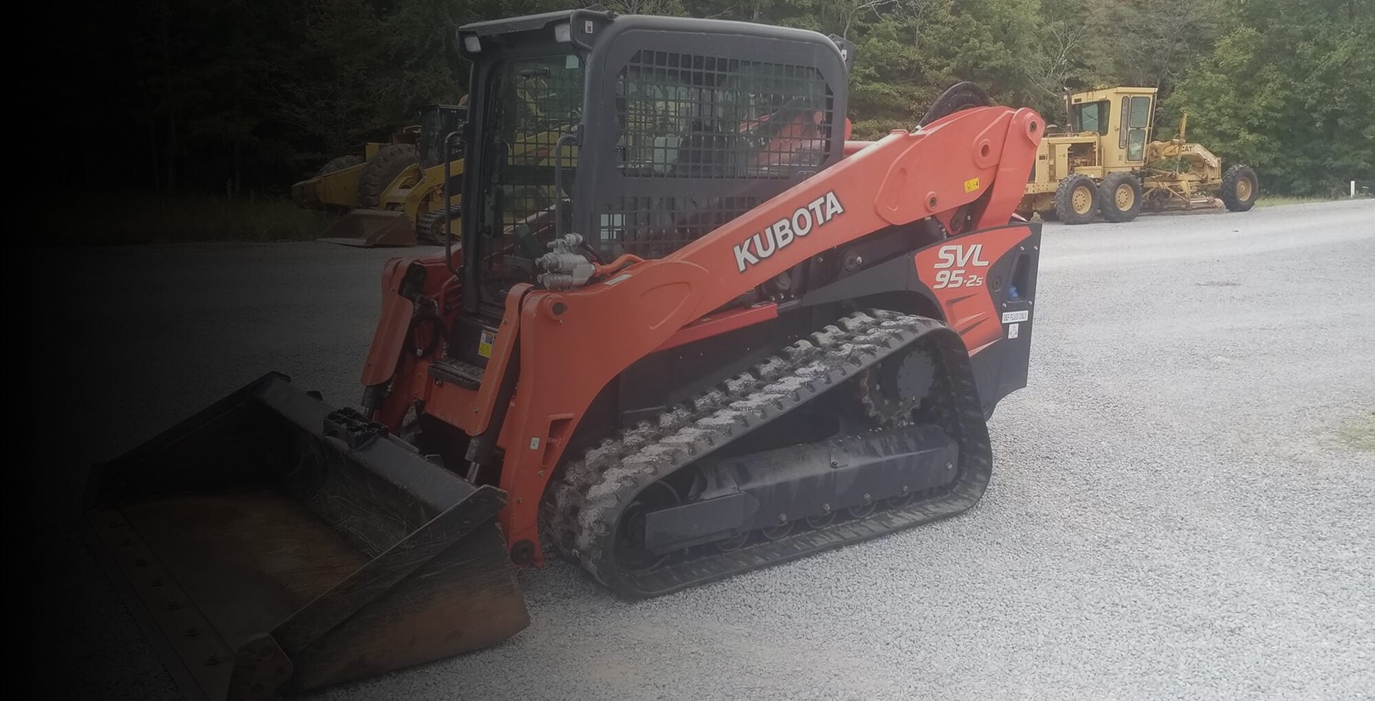 Red Skid Steer